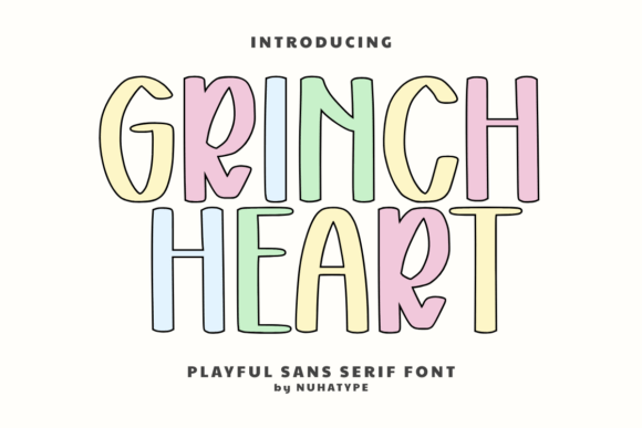 Grinch Heart Font - Featured Image