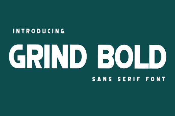 Grind Bold Font - Featured Image