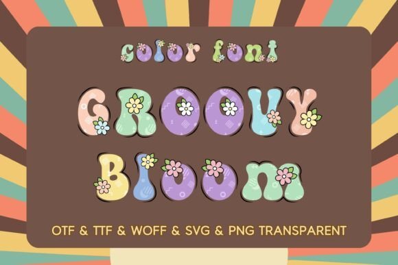 Groovy Bloom Font - Featured Image