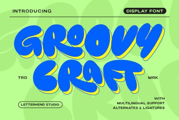 Groovy Craft Font - Featured Image