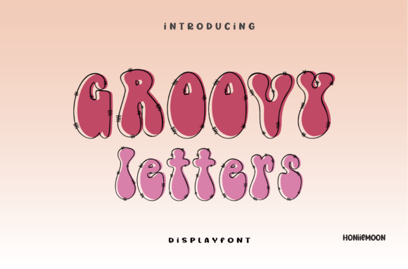 Groovy Letters Font - Featured Image
