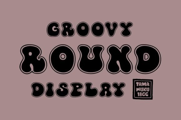 Groovy Round Font - Featured Image