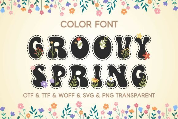 Groovy Spring Font - Featured Image