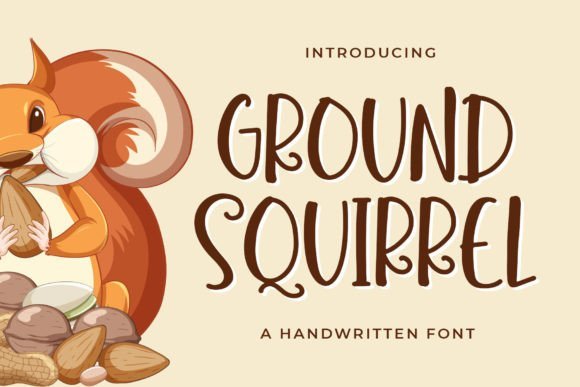 Ground Squirrel Font - Featured Image