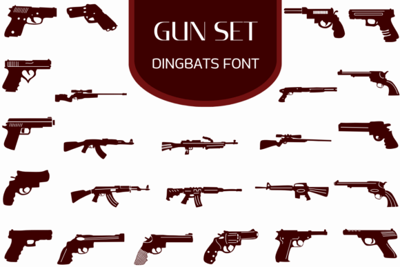 Gun Set Font - Featured Image