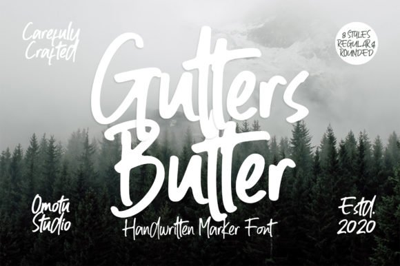 Gutters Butter Font - Featured Image
