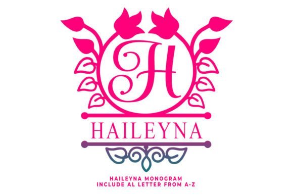 Haileyna Monogram Font - Featured Image