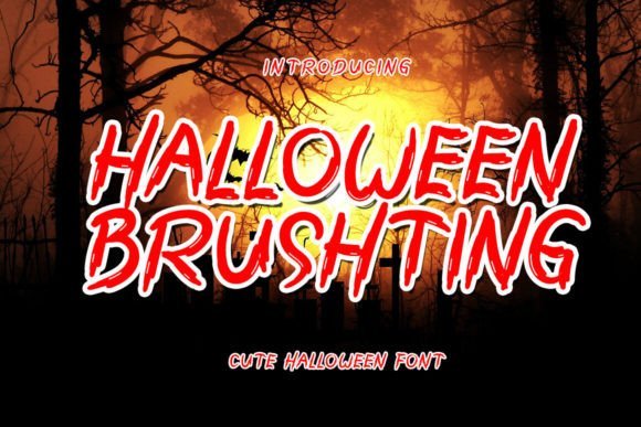 Halloween Brushting Font - Featured Image