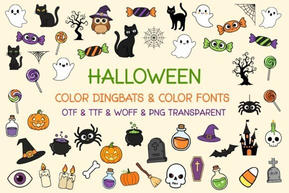 Halloween Color Font - Featured Image