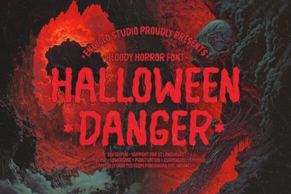 Halloween Danger Font - Featured Image
