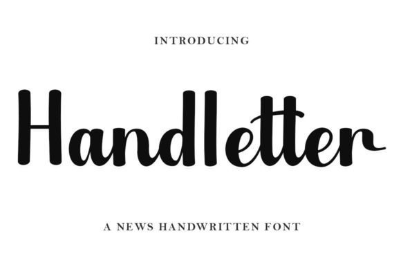 Hand Letter Font - Featured Image