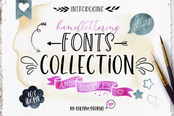 Handlettering Fonts Collection Font - Featured Image