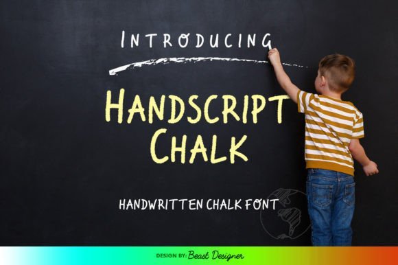 Handscript Chalk Font - Featured Image