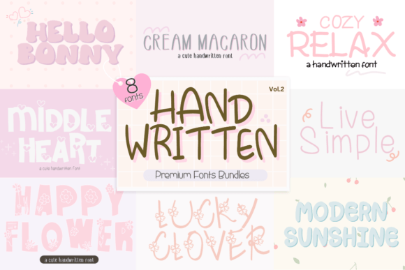 Handwritten Bundle  Font - Featured Image
