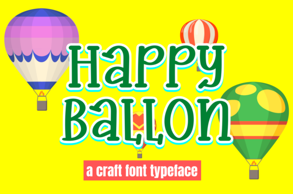 Happy Ballon Font - Featured Image