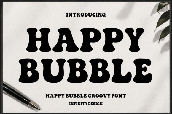 Happy Bubble Font - Featured Image