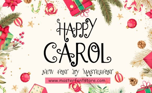Happy Carol Font - Featured Image