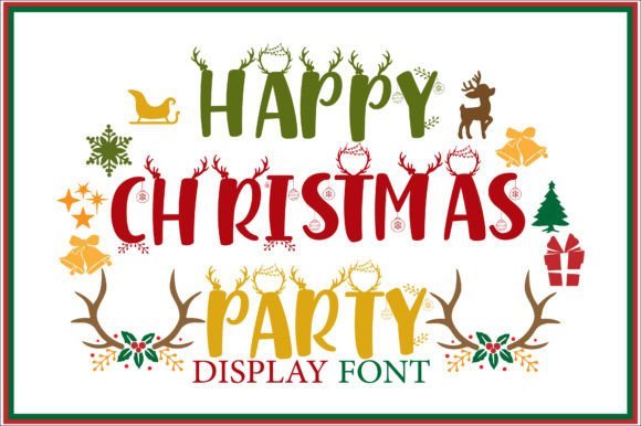 Happy Christmas Party Font - Featured Image