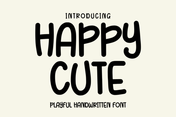 Happy Cute Font - Featured Image