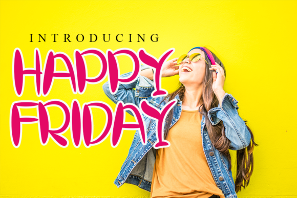 Happy Friday Font - Featured Image
