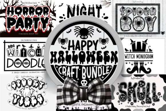 Happy Halloween Bundle Font - Featured Image