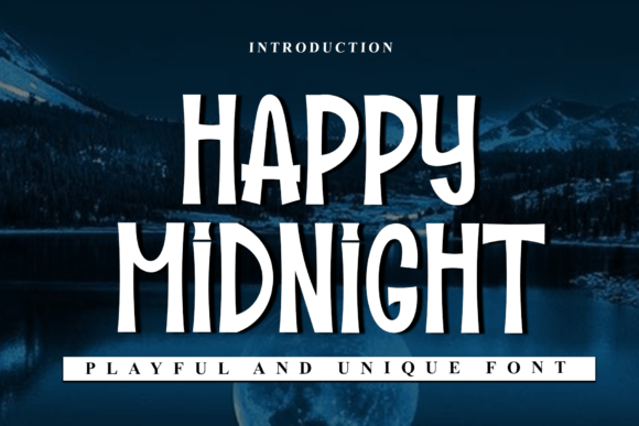Happy Midnight Font - Featured Image
