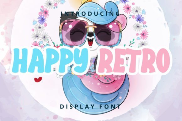 Happy Retro Font - Featured Image