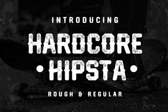 Hardcore Hipsta Font - Featured Image