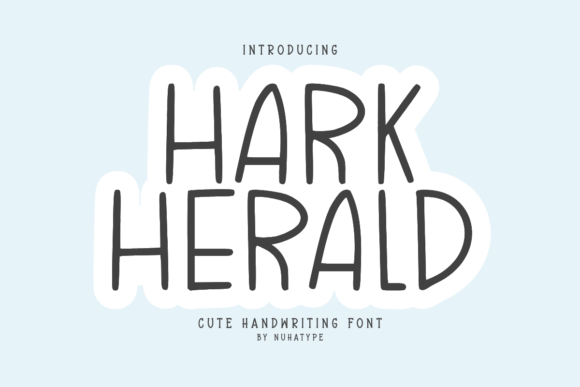 Hark Herald Font - Featured Image