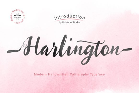Harlington Font - Featured Image