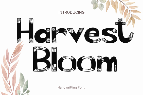 Harvest Bloom Font - Featured Image