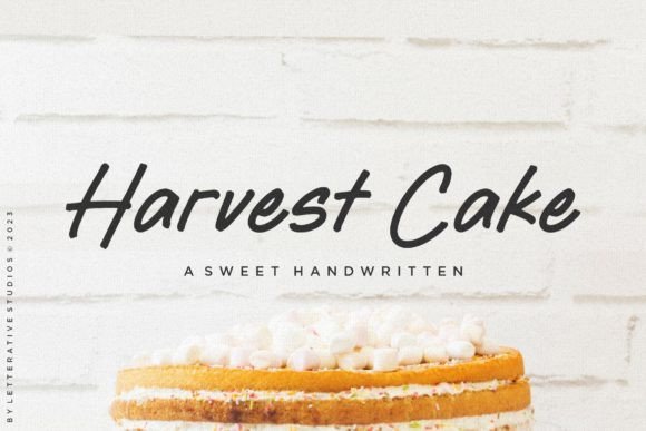 Harvest Cake Font - Featured Image