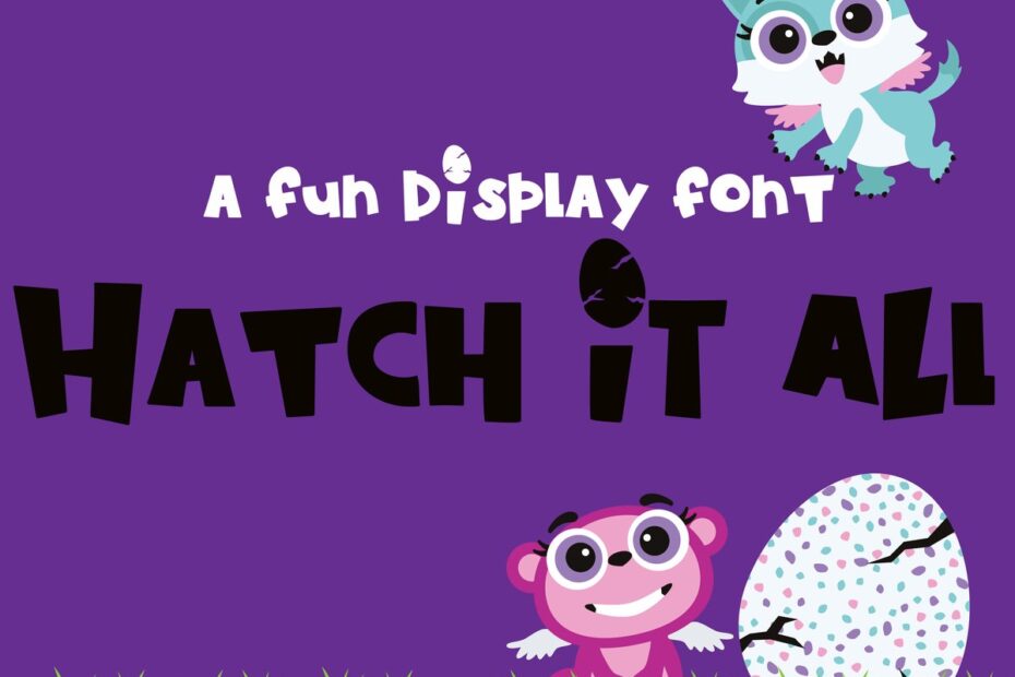 Hatch-it-all Font - Featured Image