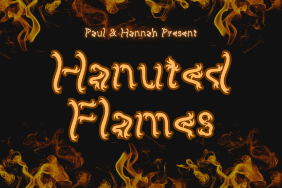 Haunted Flames Font - Featured Image
