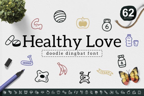 Healthy Love Font - Featured Image