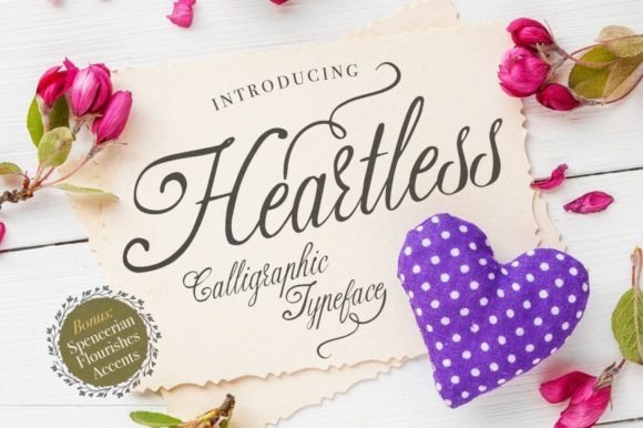 Heartless Font - Featured Image