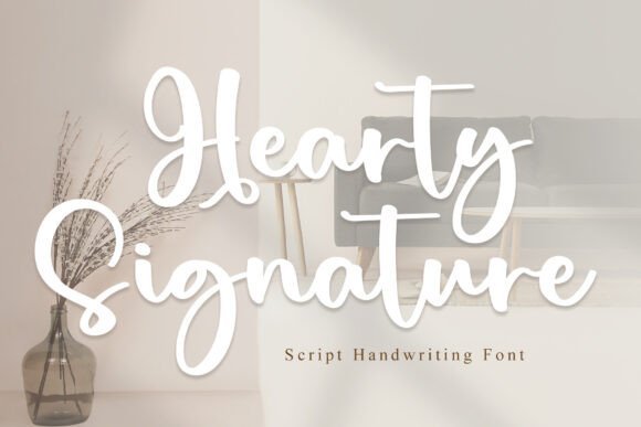 Hearty Signature Font - Featured Image
