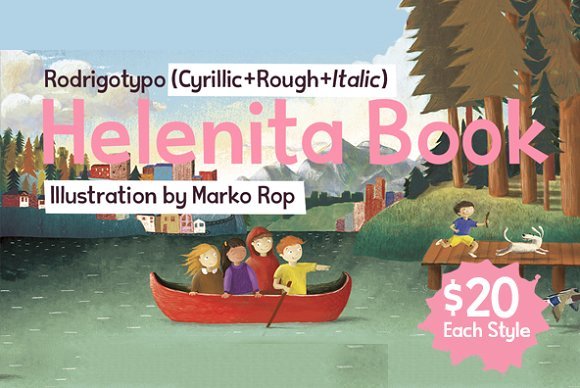 Helenita Book Font - Featured Image