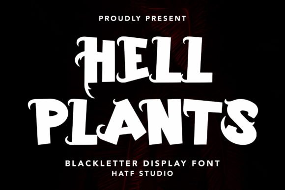 Hell Plants Font - Featured Image
