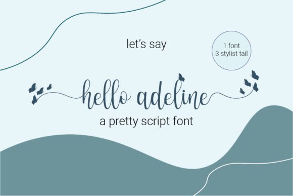 Hello Adeline Font - Featured Image