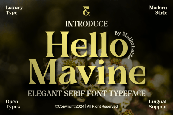Hello Mavine Font - Featured Image