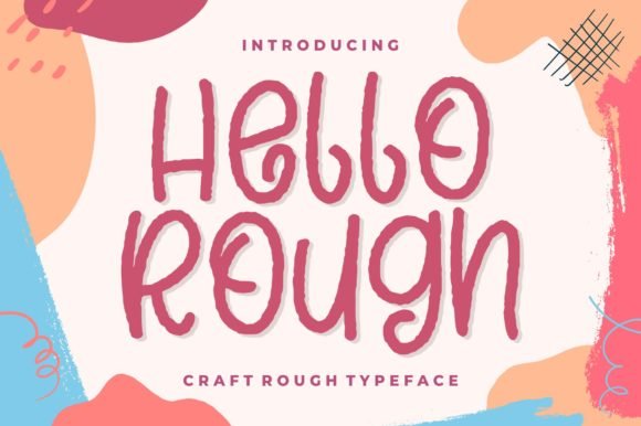 Hello Rough Font - Featured Image