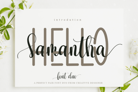 Hello Samantha Font - Featured Image