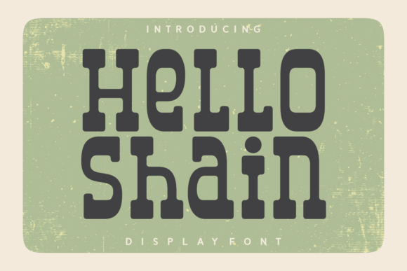 Hello Shain Font - Featured Image