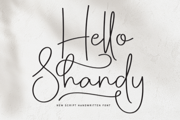 Hello Shandy Font - Featured Image