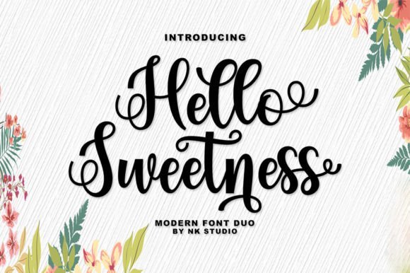 Hello Sweetness Font - Featured Image