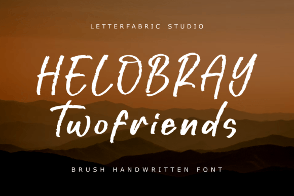 Helobray Twofriends Font - Featured Image