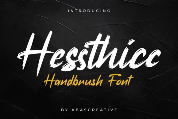 Hessthicc Font - Featured Image