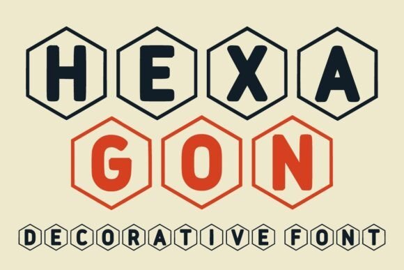 Hexagon Font - Featured Image