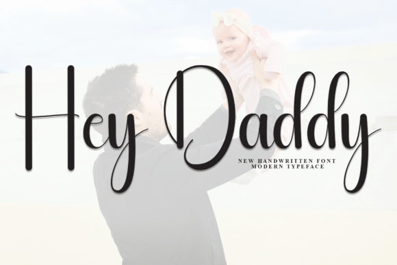 Hey Daddy Font - Featured Image